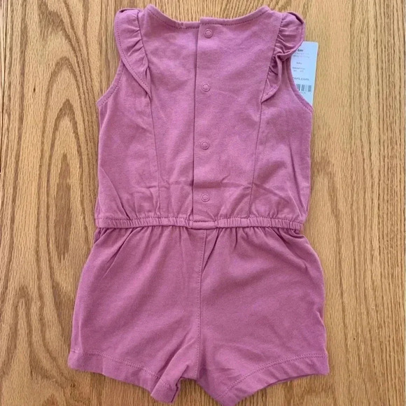 Carter's Romper Shorts Outfits Lot Of 3 Size 6M Infant Girls Butterfly Carters - Picture 8 of 8